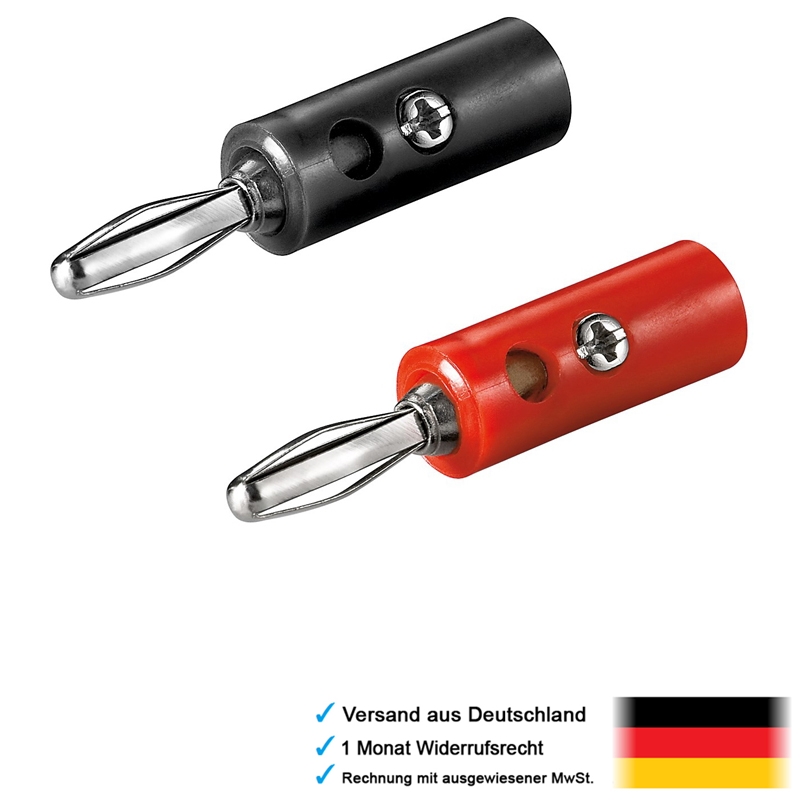 bananenstecker lautsprecherkabel