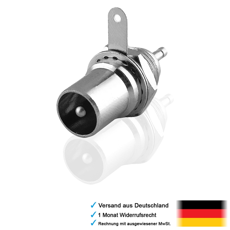 TV Antennen männlich Einbaustecker Stecker zum Einbau Koax