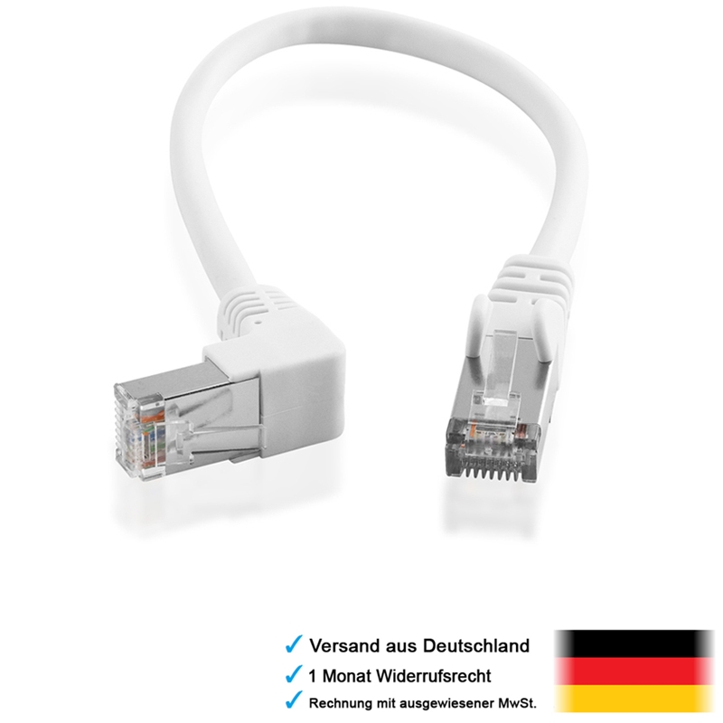 CAT5e DSL Patchkabel Netzwerkkabel Netzwerk LAN Kabel FUTP geschirmt 90