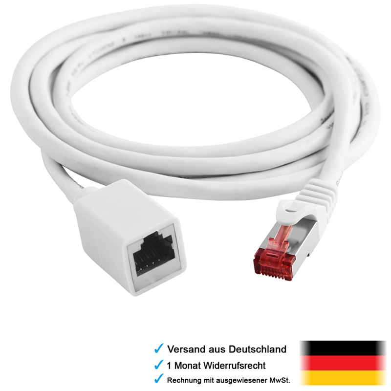 CAT6 DSL Patch Network Extension Cable Lan Cable SFTP RJ45 Double