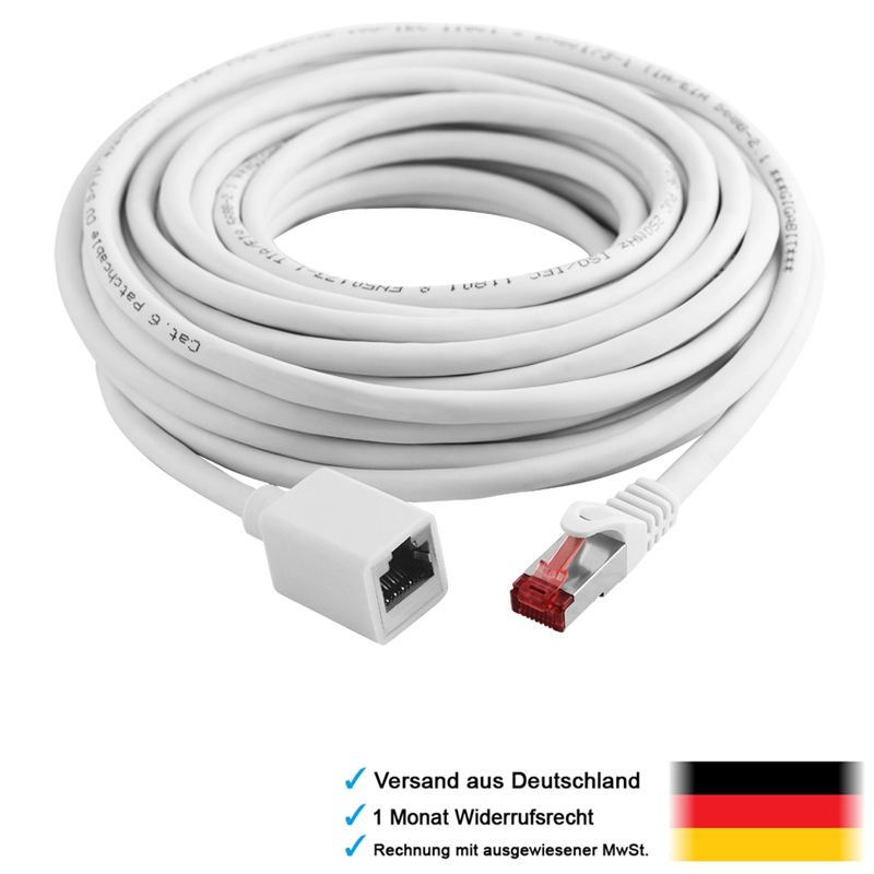CAT6 DSL Patch Network Extension Cable Lan Cable SFTP RJ45 Double